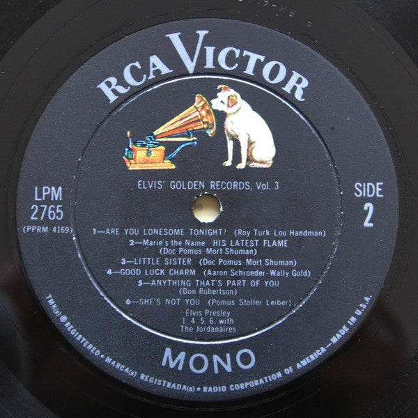 Elvis Presley : Elvis' Golden Records, Volume 3 (LP, Comp, Mono, Ind)