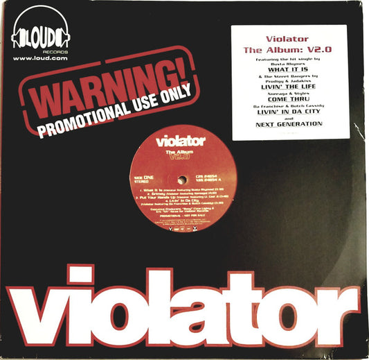 Various : Violator The Album V2.0 (2xLP, Promo, Cle)