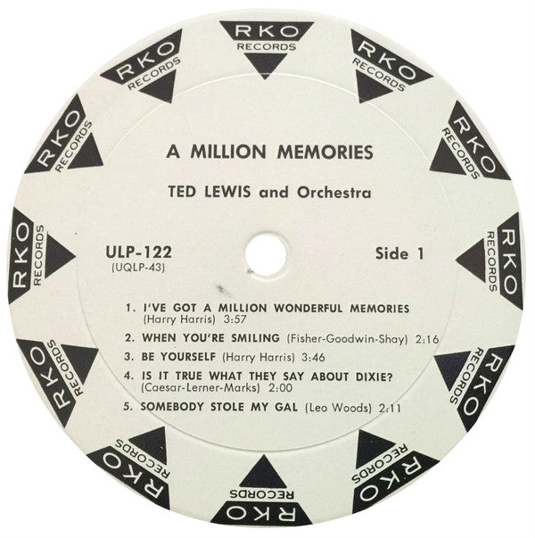 Ted Lewis : A Million Memories (LP)