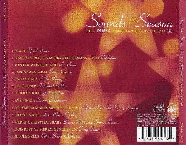 Various : Sounds Of The Season - The NBC Holiday Collection (CD, Comp)