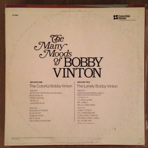 Bobby Vinton : The Many Moods Of Bobby Vinton (2xLP, Comp)