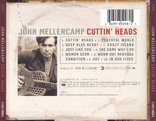 John Cougar Mellencamp : Cuttin' Heads (HDCD, Album)