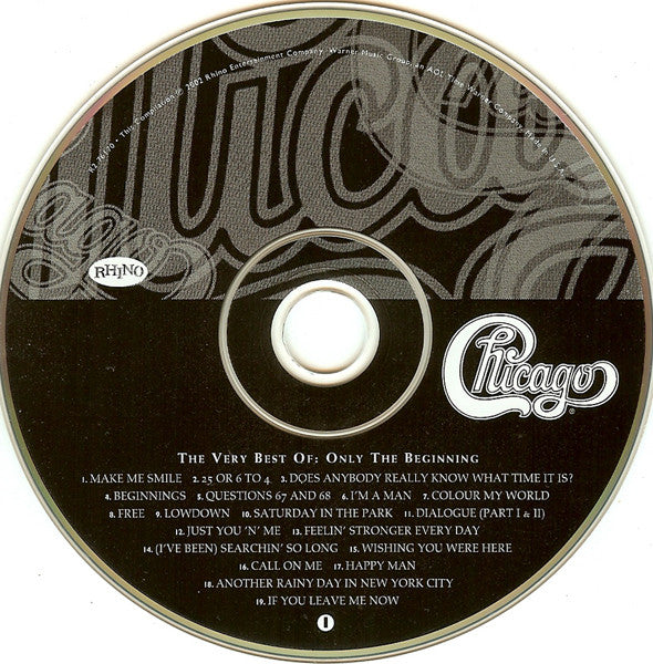 Chicago (2) : The Very Best Of: Only The Beginning (2xCD, Comp, RM, Cin)