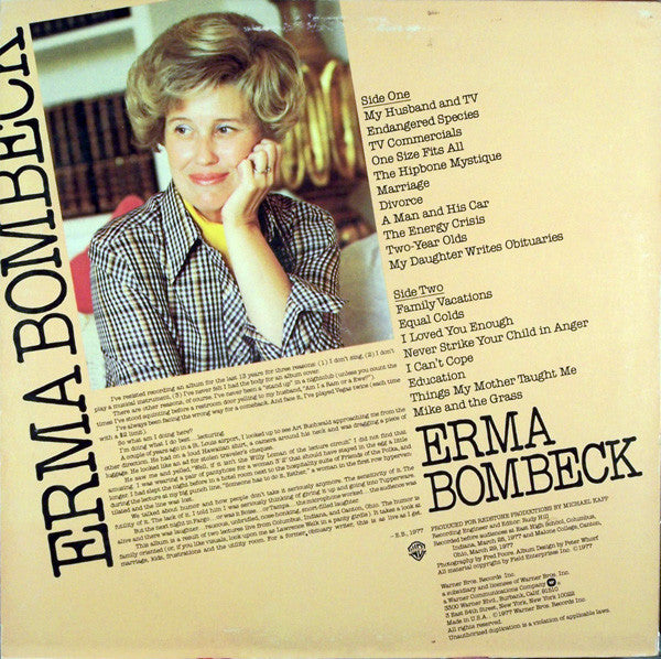 Erma Bombeck : The Family That Plays Together (Gets On Each Other's Nerves) (LP, Album)
