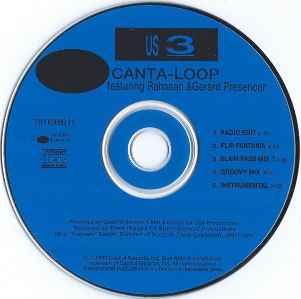 Us3 : Cantaloop (CD, Maxi, Promo)