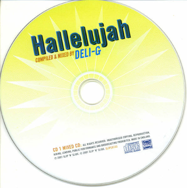 Deli-G : Hallelujah (CD, Mixed + CD, Comp)