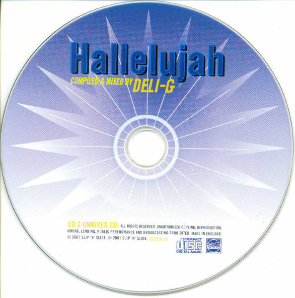 Deli-G : Hallelujah (CD, Mixed + CD, Comp)