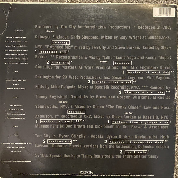 Ten City : Fantasy (2x12")