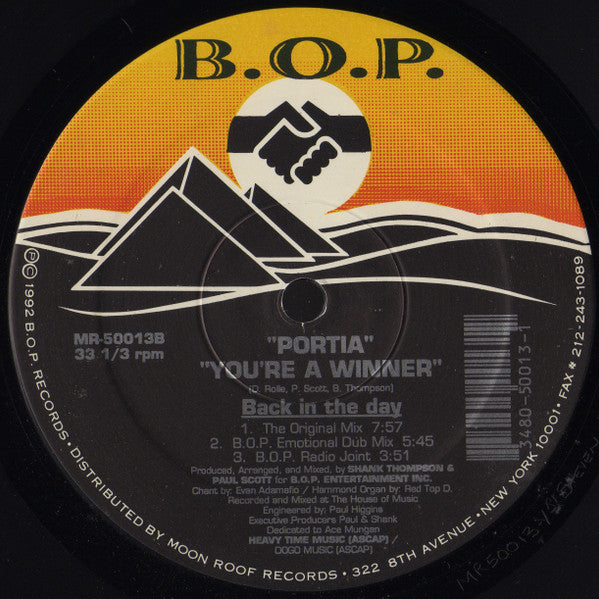 Portia (2) : You’re A Winner (12")