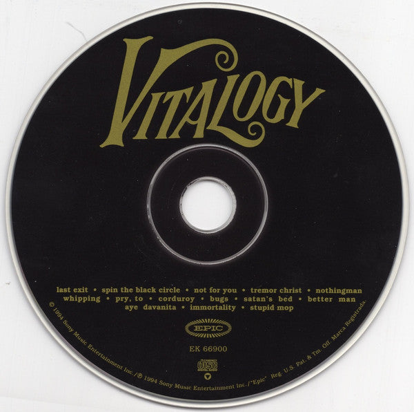 Pearl Jam : Vitalogy (CD, Album)