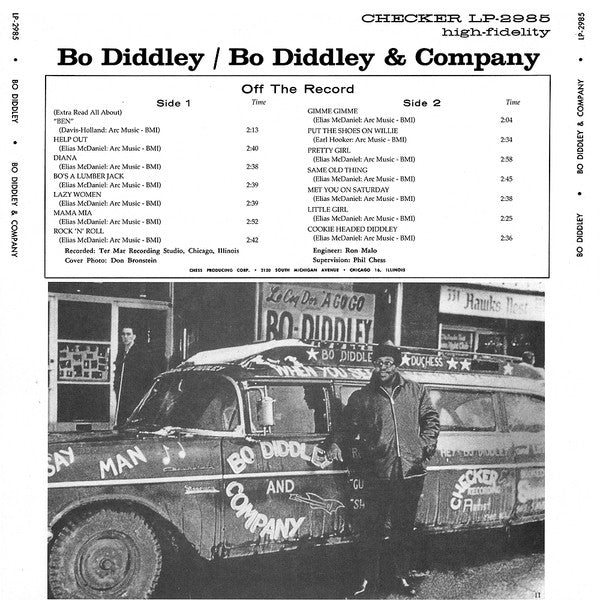 Bo Diddley : Bo Diddley & Company (LP, Mono, RE)