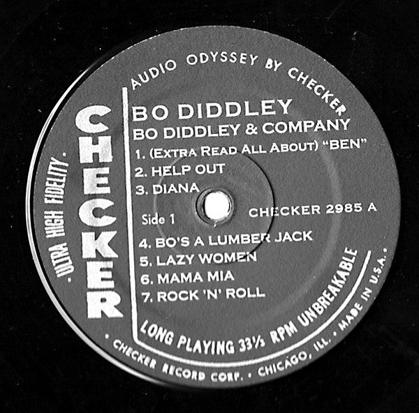 Bo Diddley : Bo Diddley & Company (LP, Mono, RE)