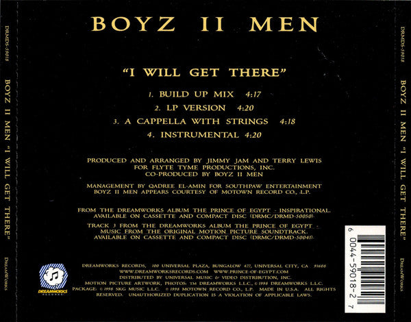 Boyz II Men : I Will Get There (CD, Single)