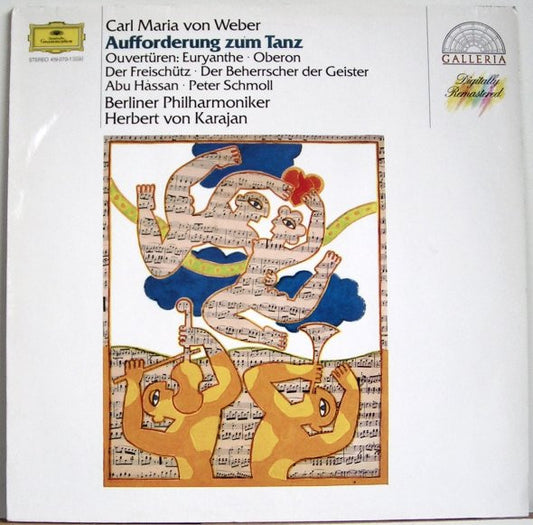 Carl Maria von Weber, Herbert von Karajan, Berliner Philharmoniker : Aufforderung Zum Tanz. Ouvertüren (LP, Comp, Dig)