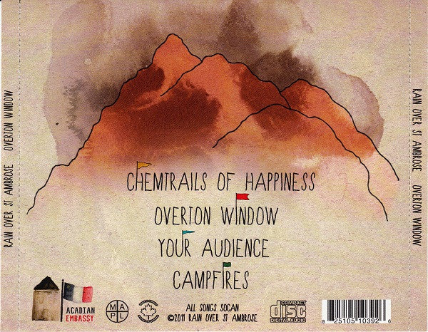 Rain Over St. Ambrose : Overton Window (CDr, EP)