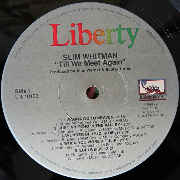Slim Whitman : Till We Meet Again (LP, Album)