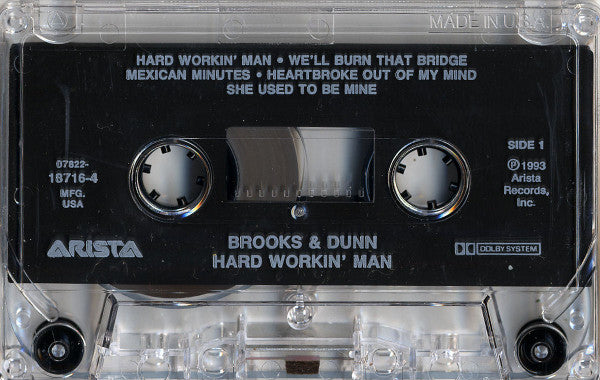 Brooks & Dunn : Hard Workin' Man (Cass, Album, Club, Dol)