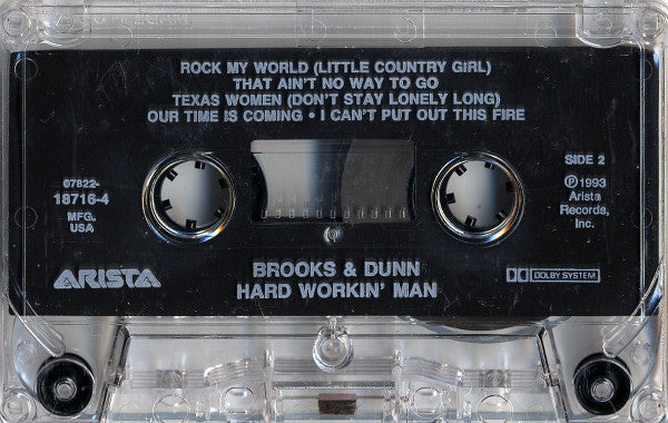 Brooks & Dunn : Hard Workin' Man (Cass, Album, Club, Dol)