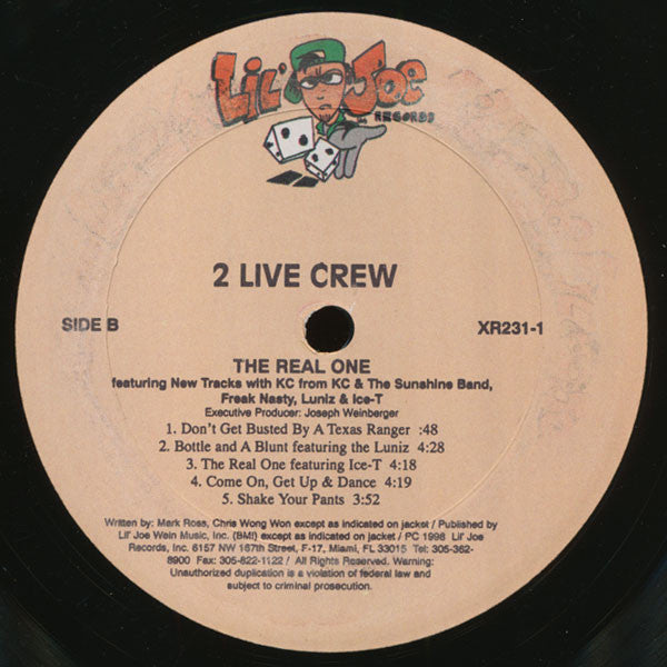 The 2 Live Crew : The Real One (2xLP, Album)