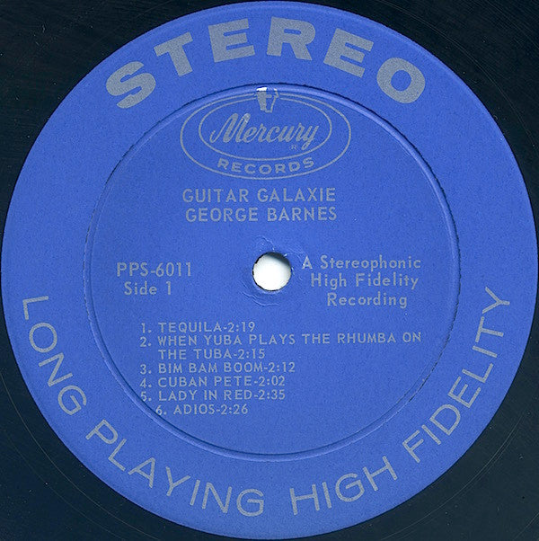 George Barnes : Guitar Galaxies (LP, Album, Gat)