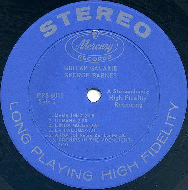 George Barnes : Guitar Galaxies (LP, Album, Gat)