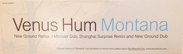 Venus Hum : Montana (Vinyl, Promo)
