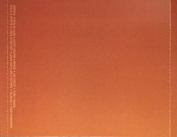 Various : Singers & Songwriters Volume 1 (CD, Comp)