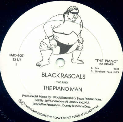 Black Rascals Featuring The Piano Man : The Piano (12")