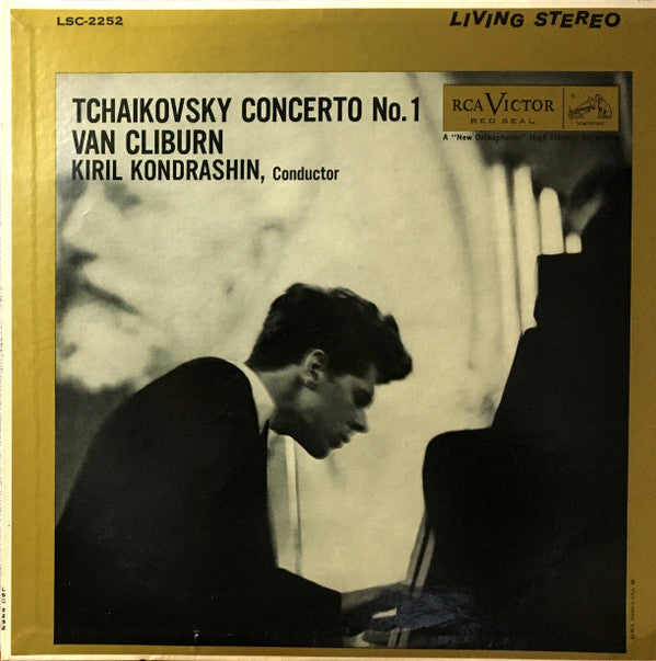 Pyotr Ilyich Tchaikovsky - Van Cliburn, Kiril Kondrashin : Concerto No. 1 (LP, Album, Ind)
