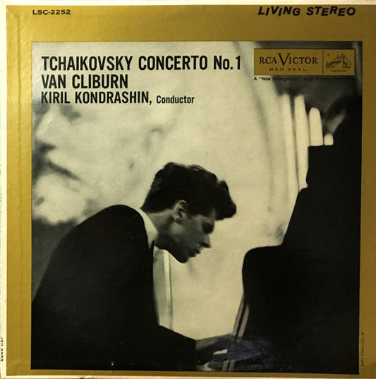 Pyotr Ilyich Tchaikovsky - Van Cliburn, Kiril Kondrashin : Concerto No. 1 (LP, Album, Ind)