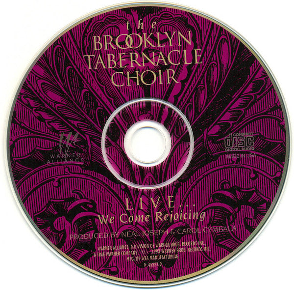 The Brooklyn Tabernacle Choir : LIVE...We Come Rejoicing (CD)