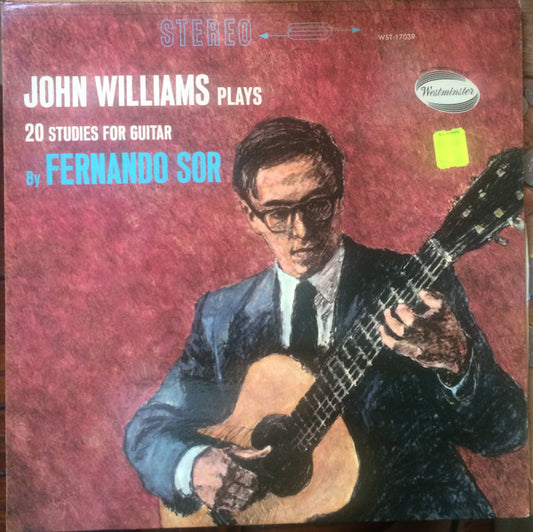 John Williams (7) : Fernando Sor : 20 Studies For Guitar (LP, Album)