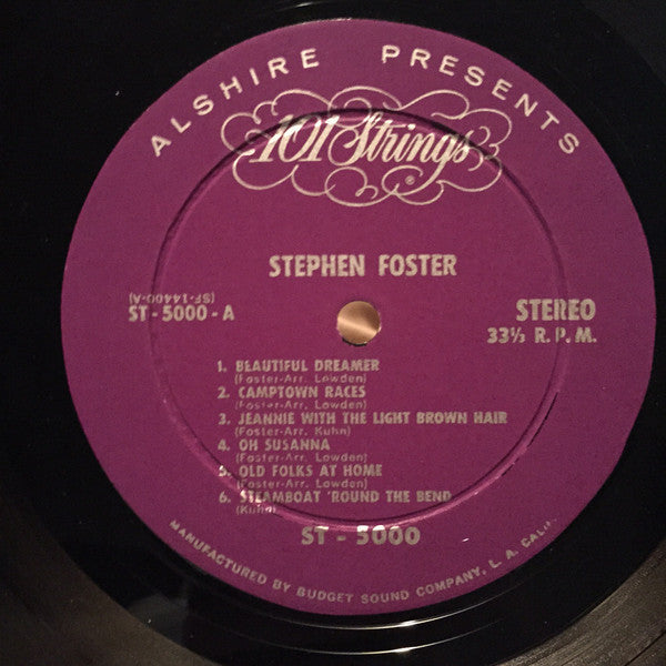 101 Strings : Stephen Foster (LP, Album)