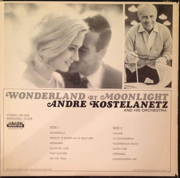André Kostelanetz And His Orchestra : Wonderland by Moonlight (LP, Album)