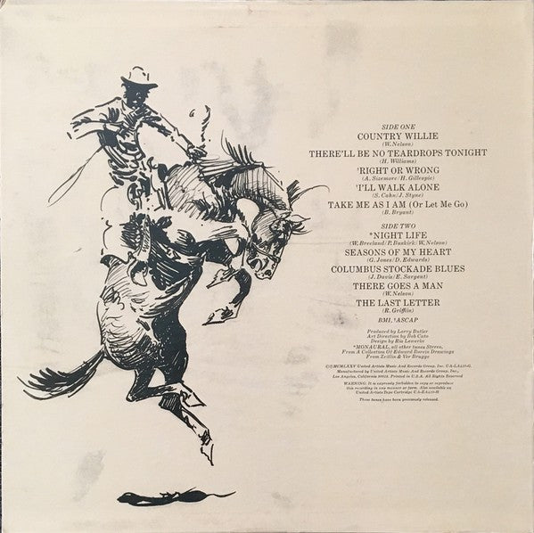 Willie Nelson : Country Willie (LP, Comp, Mono)