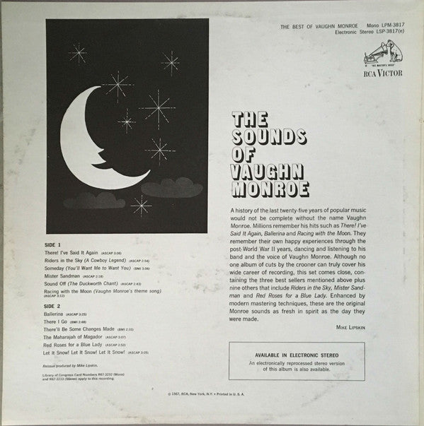 Vaughn Monroe And His Orchestra : The Best Of Vaughn Monroe (LP, Comp, RE)