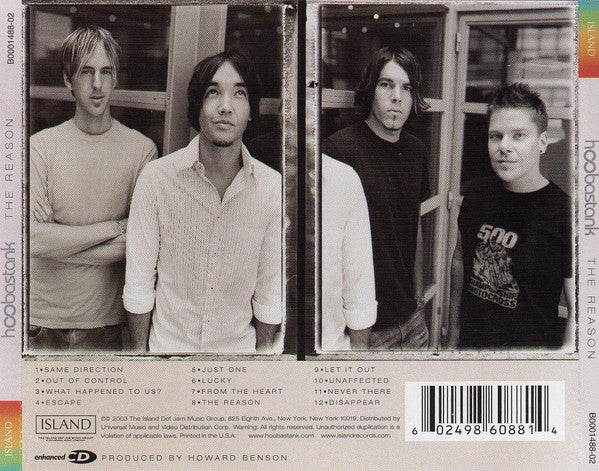 Hoobastank : The Reason (CD, Album, Enh)