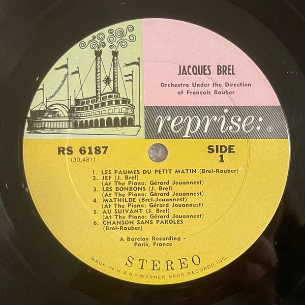 Jacques Brel : Jacques Brel (LP, Comp)