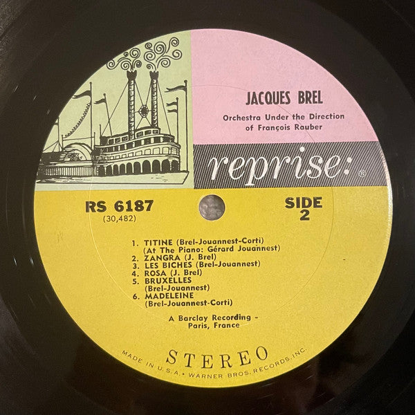 Jacques Brel : Jacques Brel (LP, Comp)