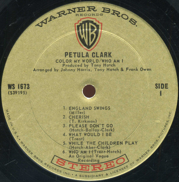 Petula Clark : Color My World / Who Am I (LP, Album)