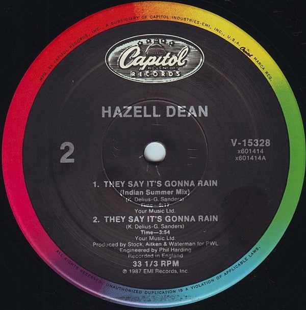 Hazell Dean : Always Doesn't Mean Forever Every Time (12")