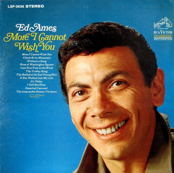 Ed Ames : More I Cannot Wish You (LP, Album)