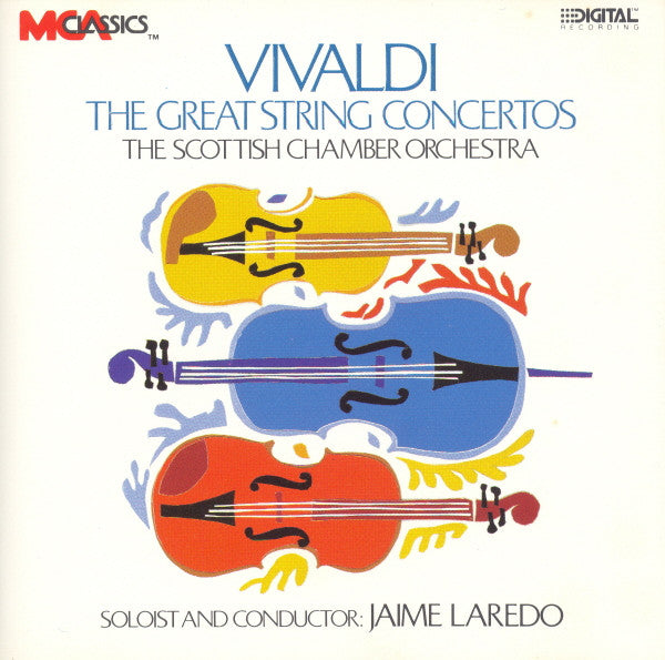 Vivaldi* - Jaime Laredo / Scottish Chamber Orchestra : The Great String Concertos (CD, Album)