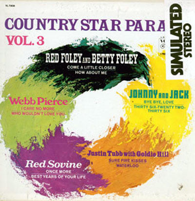 Various : Country Star Parade Vol. 3 (LP, Comp)