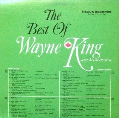 Wayne King And His Orchestra : The Best Of Wayne King And His Orchestra (2xLP, Comp)