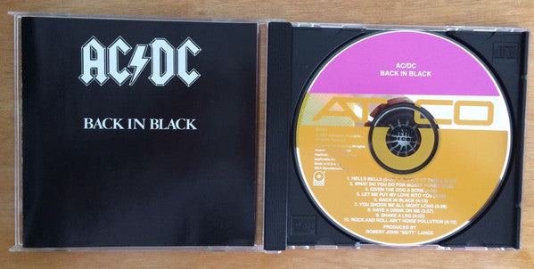 AC/DC : Back In Black (CD, Album, RE, RM)