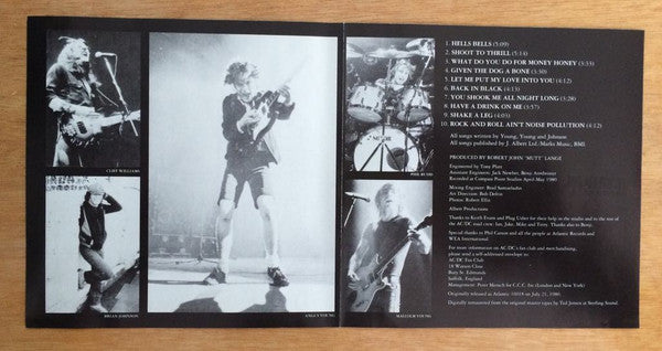 AC/DC : Back In Black (CD, Album, RE, RM)