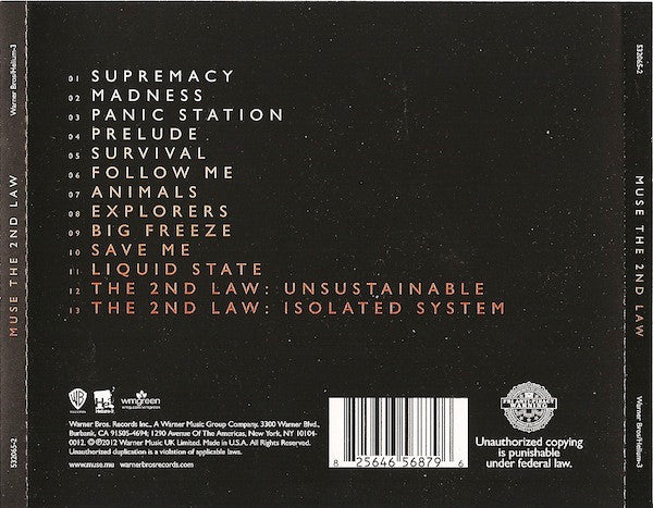 Muse : The 2nd Law (CD, Album)