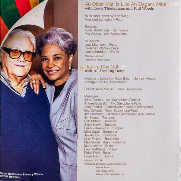 Nancy Wilson : R.S.V.P. (Rare Songs, Very Personal) (CD, Album)