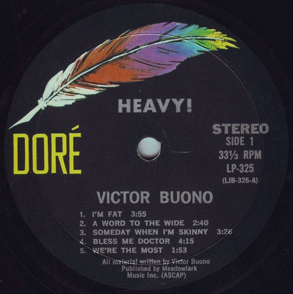 Victor Buono : Heavy! (LP, Album)